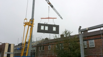 Renovatie 16 woningen te Heerenveen - Renovatie naar Passief met prefab elementen